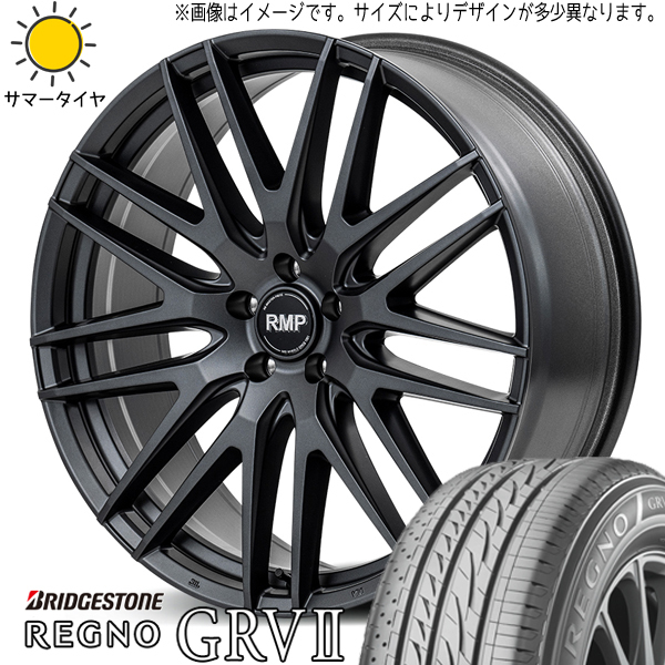 エスティマ アテンザ 225/50R18 ブリヂストン レグノ GRV2 MID RMP 029F 18インチ 7.0J +47 5H114.3P サマータイヤ ホイール 4本SET_画像1