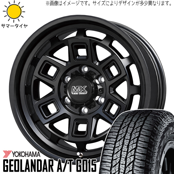 スズキ ジムニーシエラ 225/75R16 Y/H ジオランダー A/T G015 マッドクロス 16インチ 6.0J 0 5H139.7P サマータイヤ ホイール 4本SET_画像1