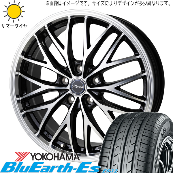 ヴォクシー ノア 205/50R17 Y/H ブルーアース Es ES32 クロノス CH-113 17インチ 7.0J +53 5H114.3P サマータイヤ ホイール 4本SET_画像1