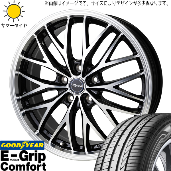 アルファード 235/50R18 グッドイヤー コンフォート クロノス CH-113 18インチ 8.0J +42 5H114.3P サマータイヤ ホイール 4本SET_画像1