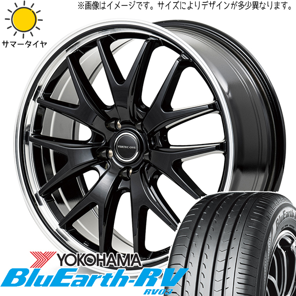 タント NBOX サクラ 155/65R14 ヨコハマタイヤ ブルーアース RV RV03 MID EXE7 14インチ 4.5J +45 4H100P サマータイヤ ホイール 4本SET_画像1