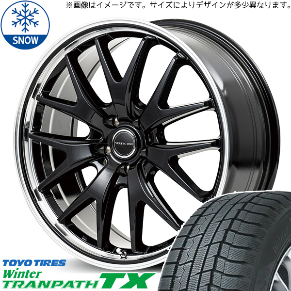 60系 プリウス 215/50R18 トーヨータイヤ トランパス TX MID EXE7 18インチ 8.0J +42 5H114.3P スタッドレスタイヤ ホイール 4本SET_画像1