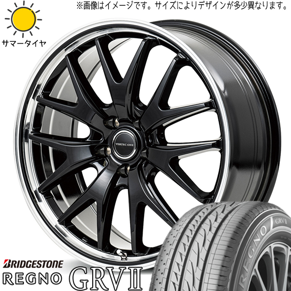 アルファード 245/40R19 ブリヂストン レグノ GRV2 MID EXE7 19インチ 8.0J +42 5H114.3P サマータイヤ ホイール 4本SET_画像1