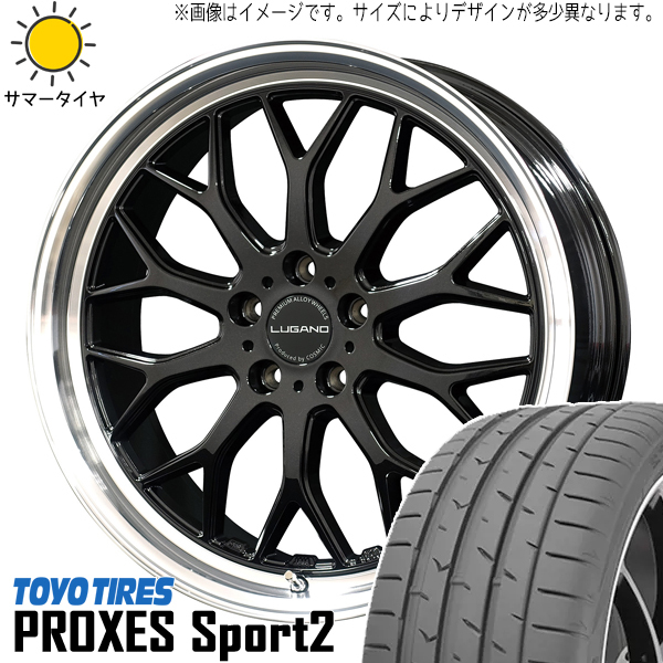 アルファード 245/35R20 TOYO プロクセススポーツ2 ヴェネルディ ルガーノ 20インチ 8.5J +40 5H114.3P サマータイヤ ホイール 4本SET_画像1