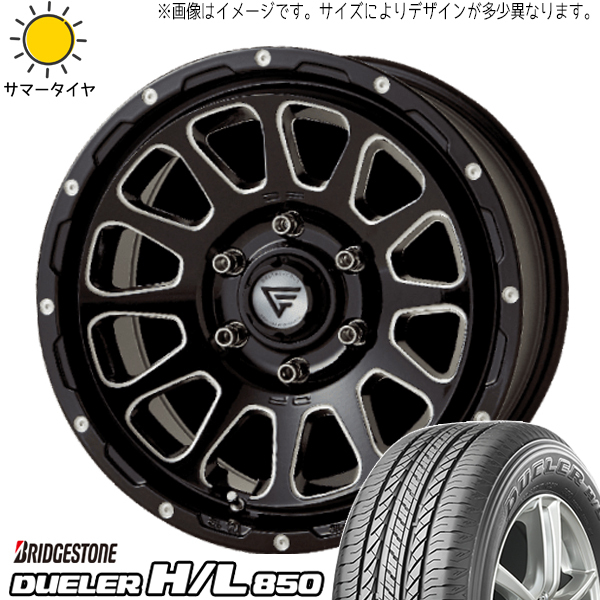 スズキ ジムニーシエラ 215/70R16 BS デューラー H/L850 デルタフォース 16インチ 6.0J -5 5H139.7P サマータイヤ ホイール 4本SET_画像1