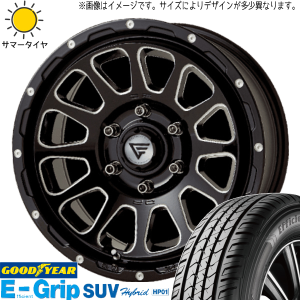 デリカ エクストレイル CX 225/70R16 グッドイヤー HP01 デルタフォース 16インチ 7.0J +35 5H114.3P サマータイヤ ホイール 4本SET_画像1