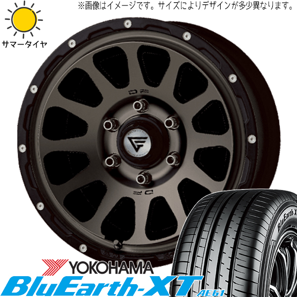 パジェロミニ キックス 195/65R16 Y/H ブルーアース-XT AE61 デルタフォース 16インチ 7.0J +38 5H114.3P サマータイヤ ホイール 4本SET_画像1