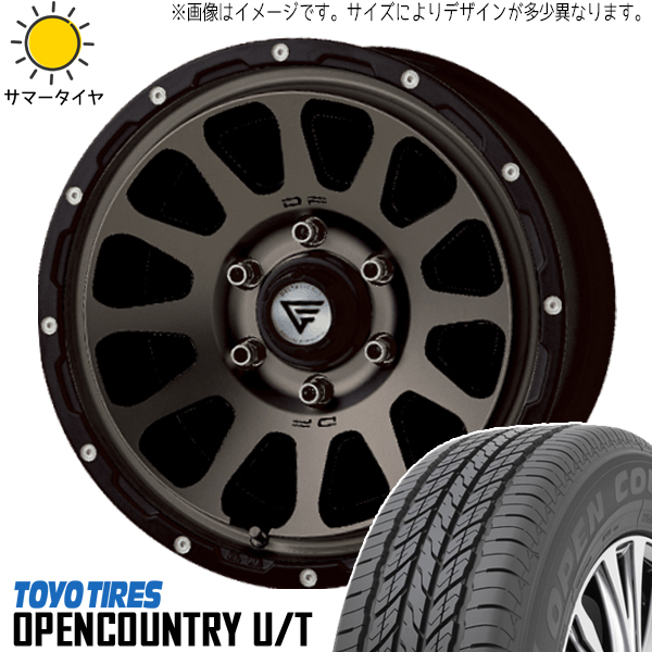 NX ハリアー ヴァンガード 225/65R17 TOYO U/T デルタフォース 17インチ 8.0J +35 5H114.3P サマータイヤ ホイール 4本SET_画像1