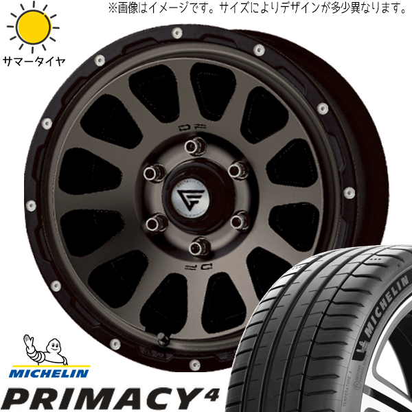 マーク2 シルビア 205/55R16 ミシュラン プライマシー4 デルタフォース 16インチ 7.0J +35 5H114.3P サマータイヤ ホイール 4本SET_画像1