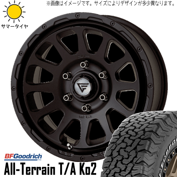 スズキ ジムニー 225/70R16 BFグッドリッチ KO2 デルタフォース 16インチ 5.5J +20 5H139.7P サマータイヤ ホイール 4本SET_画像1