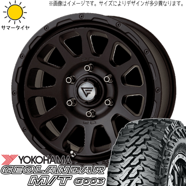 スズキ ジムニー 195R16 Y/H ジオランダー M/T G003 デルタフォース 16インチ 5.5J +20 5H139.7P サマータイヤ ホイール 4本SET_画像1