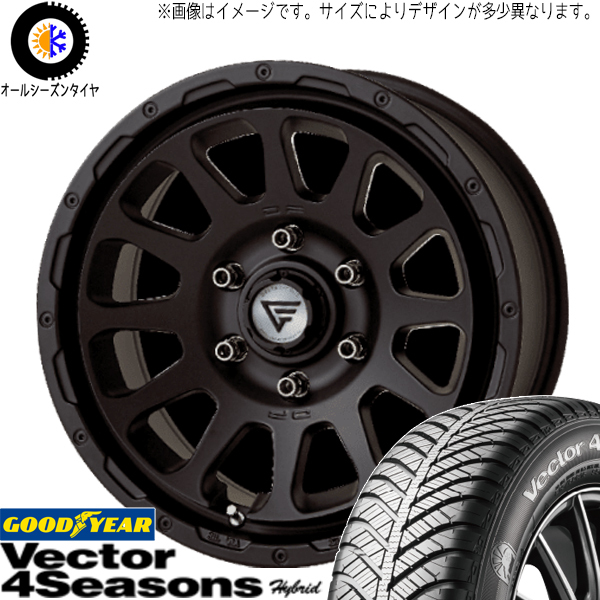 キックス ジューク 205/65R16 GY ベクター HB デルタフォース 16インチ 7.0J +38 5H114.3P オールシーズンタイヤ ホイール 4本SET_画像1