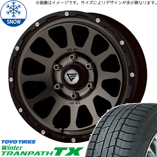 エクストレイル 215/60R17 トーヨータイヤ TX デルタフォース 17インチ 8.0J +35 5H114.3P スタッドレスタイヤ ホイール 4本SET_画像1