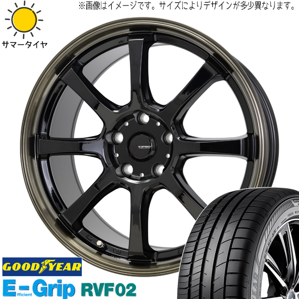 タント NBOX サクラ 155/65R14 グッドイヤー RVF02 Gスピード P08 14インチ 4.5J +45 4H100P サマータイヤ ホイール 4本SET_画像1