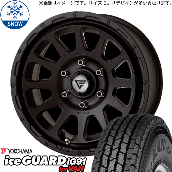 デリカ エクストレイル 225/75R16 Y/H アイスガード91 デルタフォース 16インチ 7.0J +35 5H114.3P スタッドレスタイヤ ホイール 4本SET_画像1