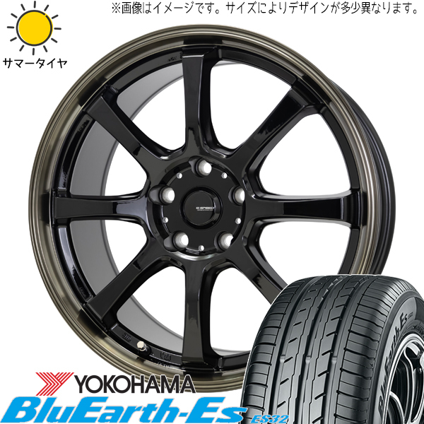 プリウスα アベニール 215/45R18 Y/H ブルーアース Es ES32 Gスピード P08 18インチ 7.0J +38 5H114.3P サマータイヤ ホイール 4本SET_画像1