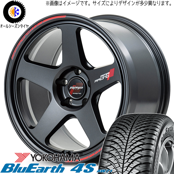 ヴォクシー ステップワゴン 215/45R18 Y/H 4S AW21 MID RMP TR50 18インチ 8.0J +45 5H114.3P オールシーズンタイヤ ホイール 4本SET_画像1