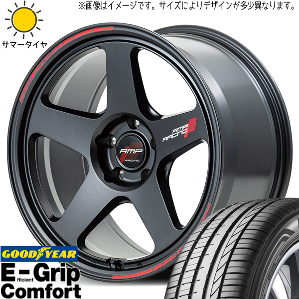 クロスオーバー J50 NJ50 225/55R18 グッドイヤー コンフォート MID RMP TR50 18インチ 8.0J +45 5H114.3P サマータイヤ ホイール 4本SET_画像1