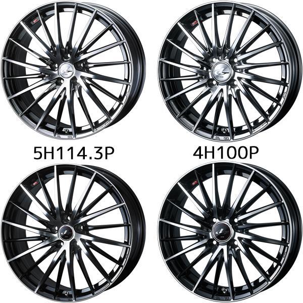 ヴォクシー ステップワゴン 215/45R18 グッドイヤー EAGLE LS EXE レオニス FR 18インチ 8.0J +45 5H114.3P サマータイヤ ホイール 4本SET_画像2