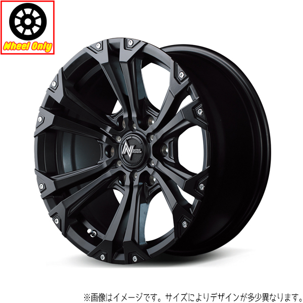 アルミホイール 1本 15インチ JAVELIN セミグロスBKピアスミルド 15x6.0J +33 6H139.7P 200系 ハイエース_画像1