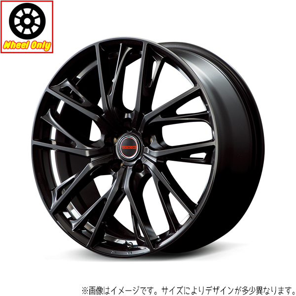 アルミホイール 1本 17インチ GLAIVE ダイヤモンドBK/リムエッジ&UCDC 17x7.0J +50 5H100P カローラスポーツ シエンタ_画像1