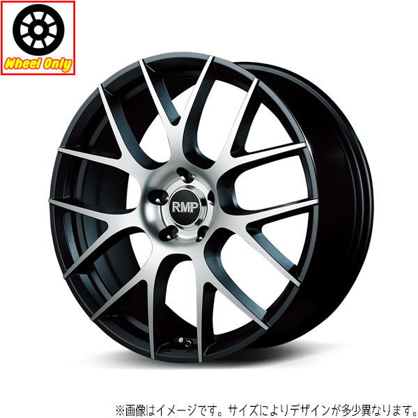 アルミホイール 4本 18インチ 027F セミグロスガンメタ/ポリッシュ 18x8.0J +42 5H114.3P プリウス ツライチ_画像1