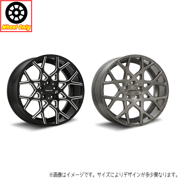 アルミホイール 1本 HYPERION CVZ ハイペリオン シーブイゼット Gloss Black Milled 20インチ 8.5J 5H114.3_画像1