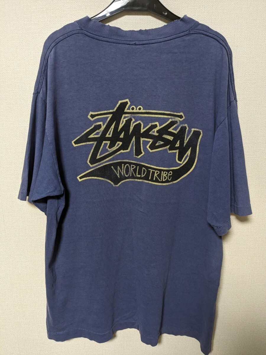 希少 ビンテージ OLD STUSSY Tシャツ 黒タグの画像4