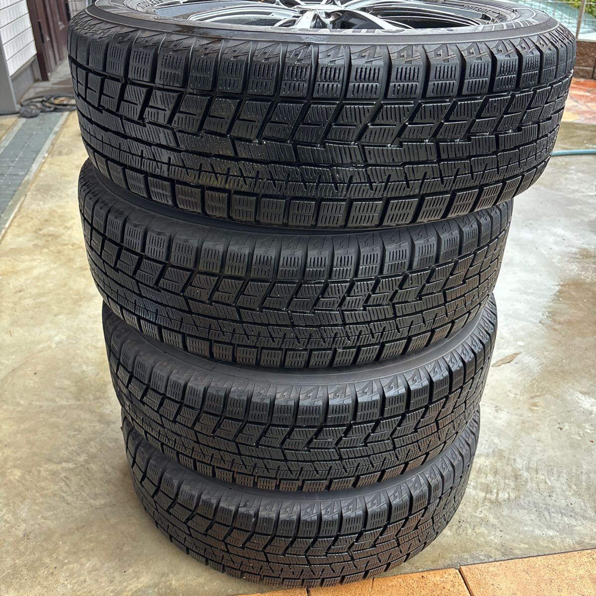 中古品★MILLOUS DF★スタッドレス★185/60R15★ PCD100★5.5J＋42★YOKOHAMA アイスガードIG60★バリ山★製造年2021年20週★の画像9