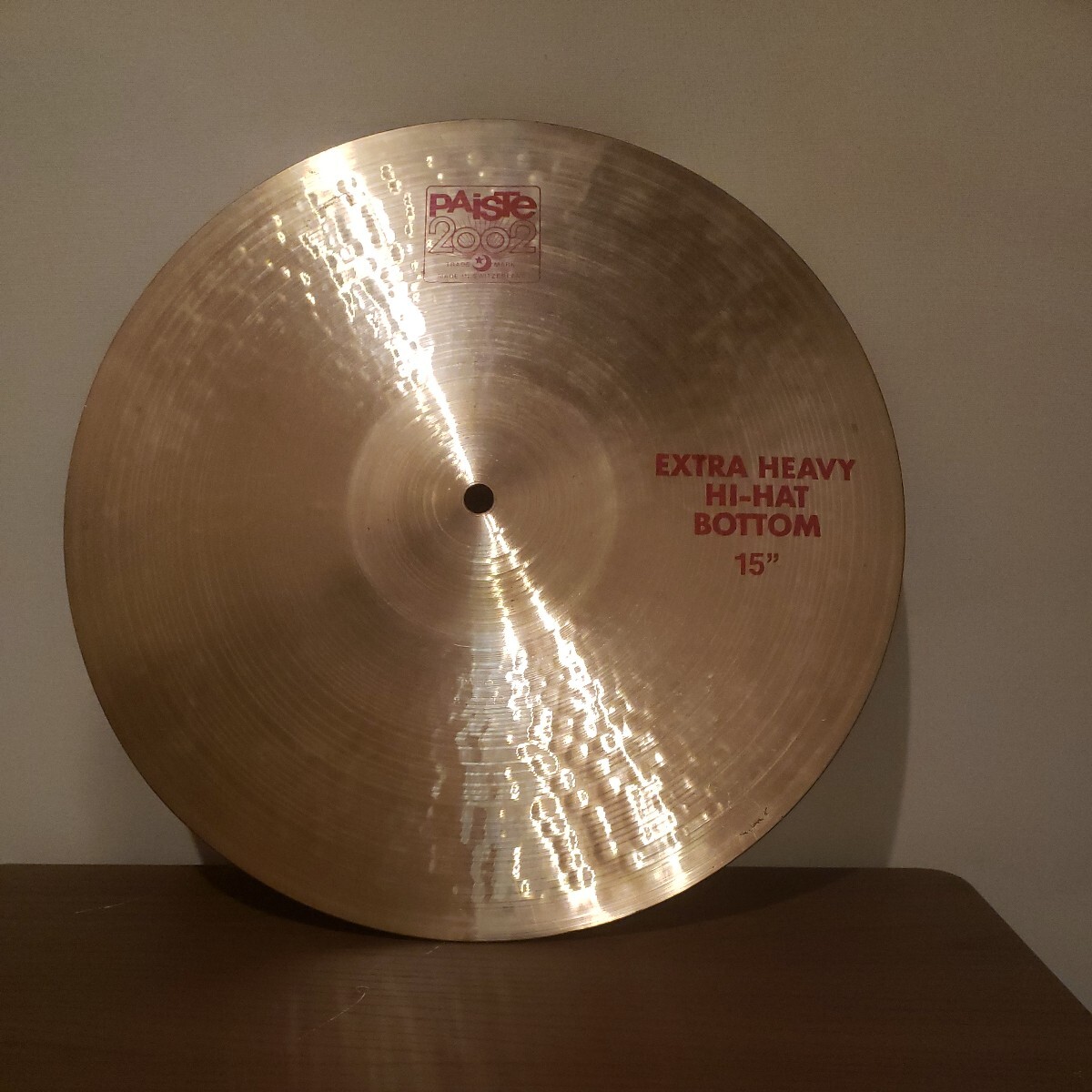 PAISTE paiste 2002 Extra Heavy Hi-hat Bottom 15&#34; б/у * применяющийся товар 