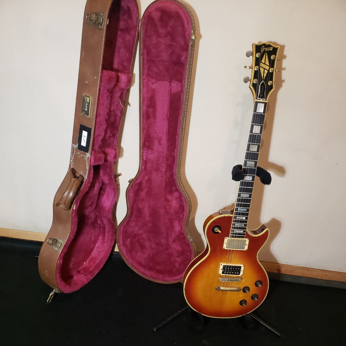 Greco Grecores Paul Custom Model 78 лет? Например? Бонус (Gibson Hard Case) Japan Vintage