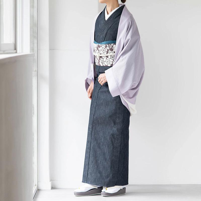  kimono for cardigan Quruli |pi-chi satin lavender 