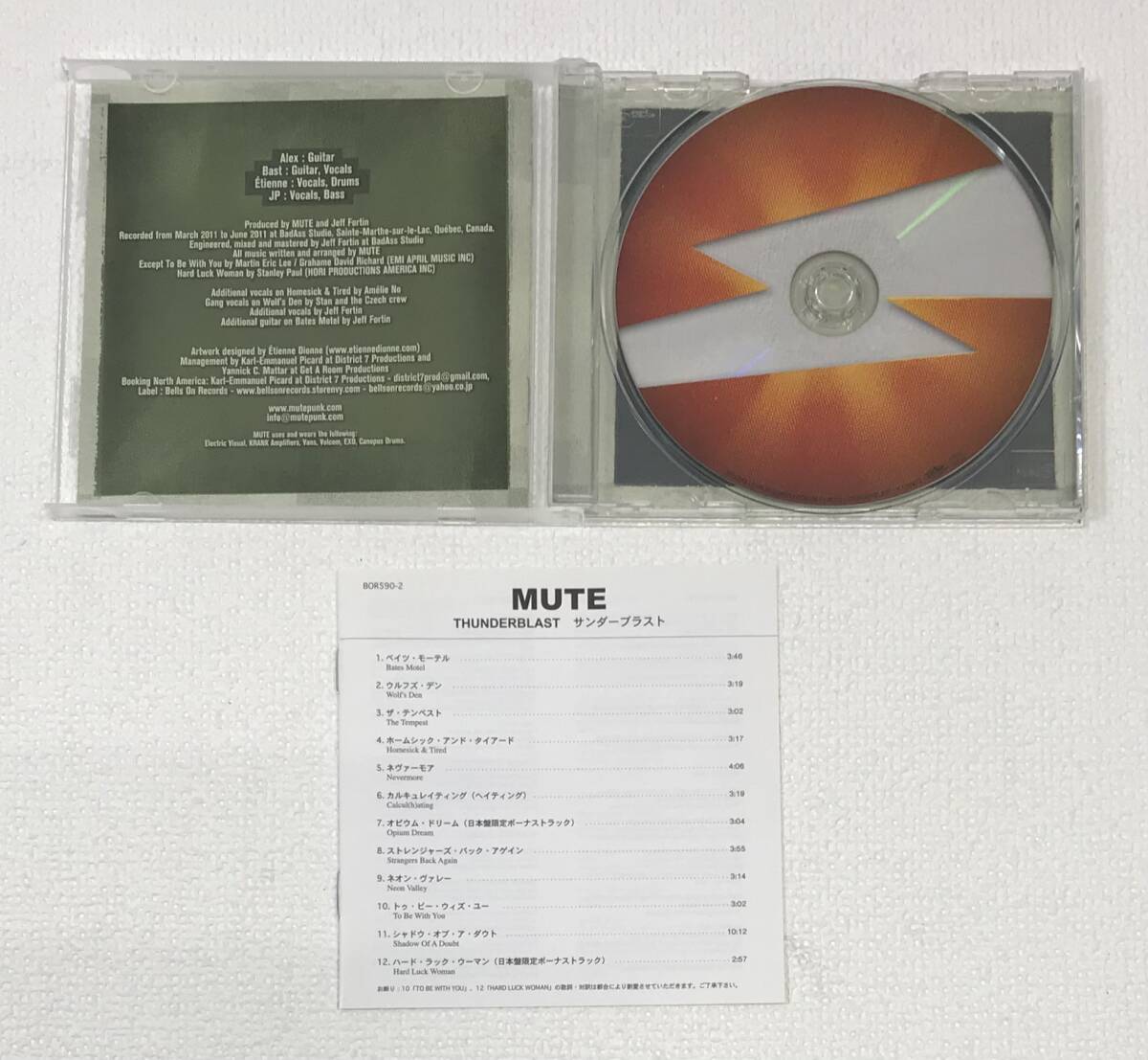 サンダーブラスト / ミュート  CD 発売日2013年6月12日  K-CD312の画像3