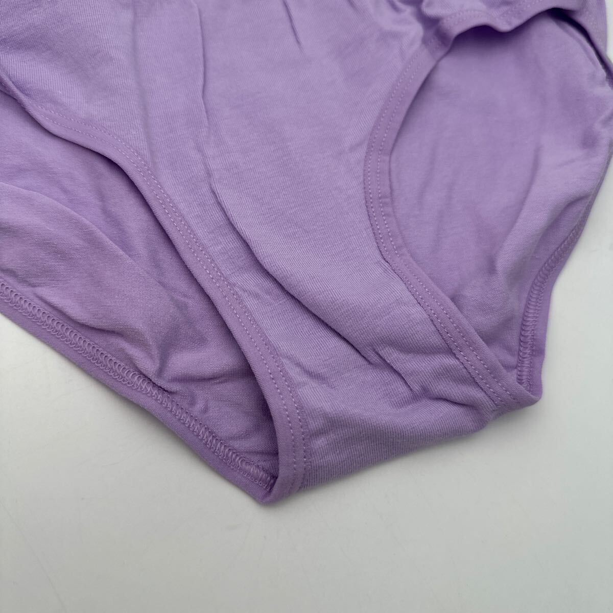 165cm ■ 16歳〜18歳 PUMA ジュニア ビキニ ショーツ  綿95％ ジュニア 紫 ウエストロゴの画像4