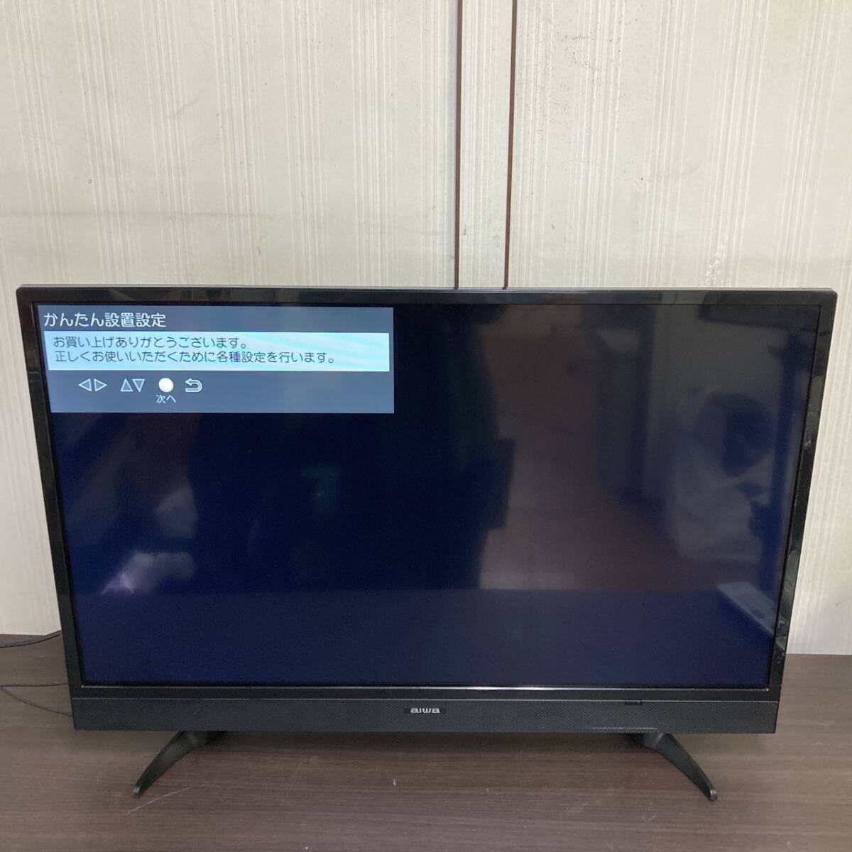 【動作確認・初期化済！】AIWA ハイビジョン液晶テレビ 32型 TV-32HF10W 2020年製 リモコン付/SI6458-Aの画像4