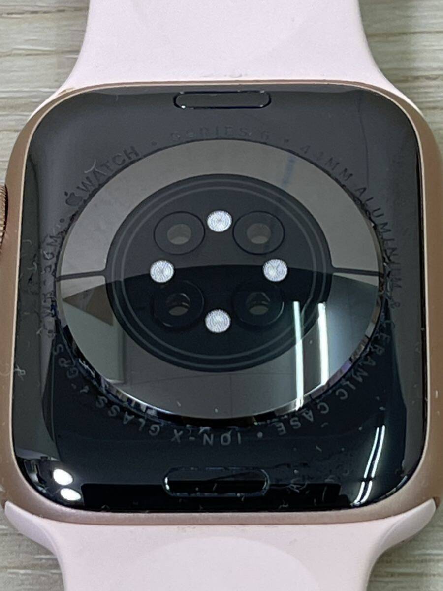 Apple Watch Series6 44mm GPSモデル＋Cellularモデル ピンク アクティベートロック ジャンク 1円スタートの画像5