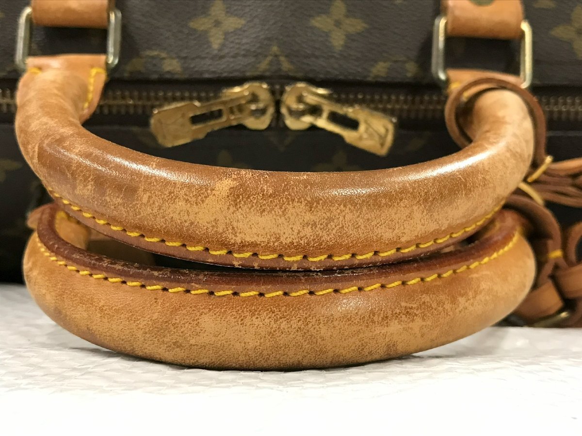 LV LOUIS VUITTON ルイ・ヴィトン モノグラム キーポル55 ボストンバッグ ハンドバッグ 付属品:ポワニエ,タグ 4776の画像6