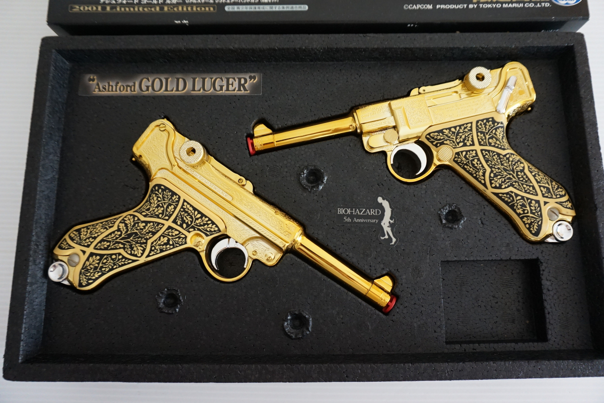 東京マルイ BIOHAZARD Ashford GOLD LUGER/アッシュフォードゴールドルガー 限定品の画像2