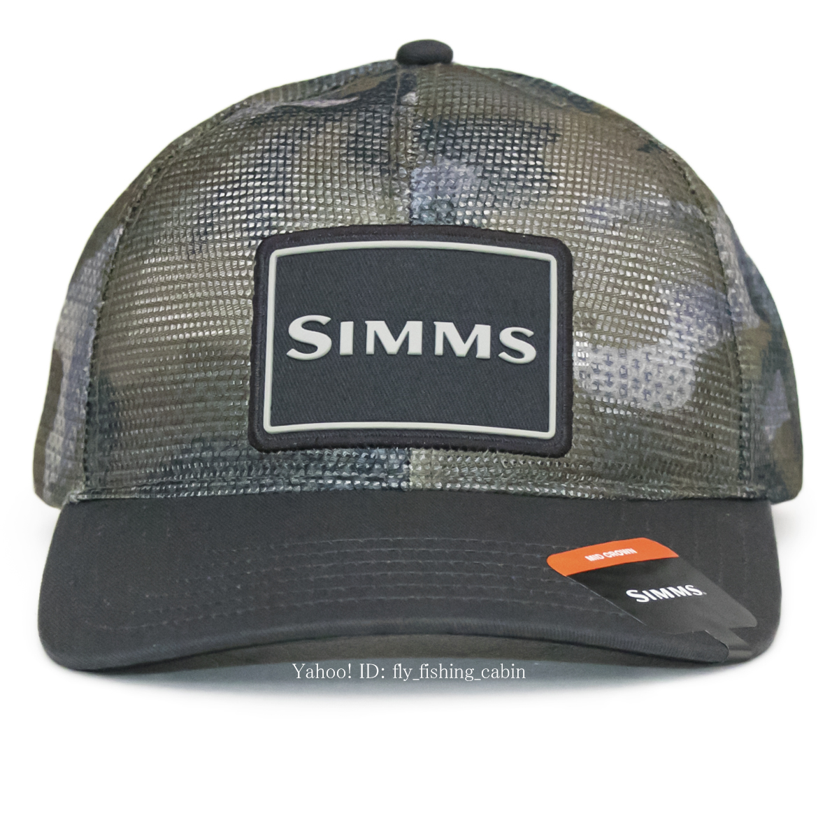 SIMMS シムス メッシュ オールオーバー トラッカー ハット ヘックス フロー カモ アース_画像4