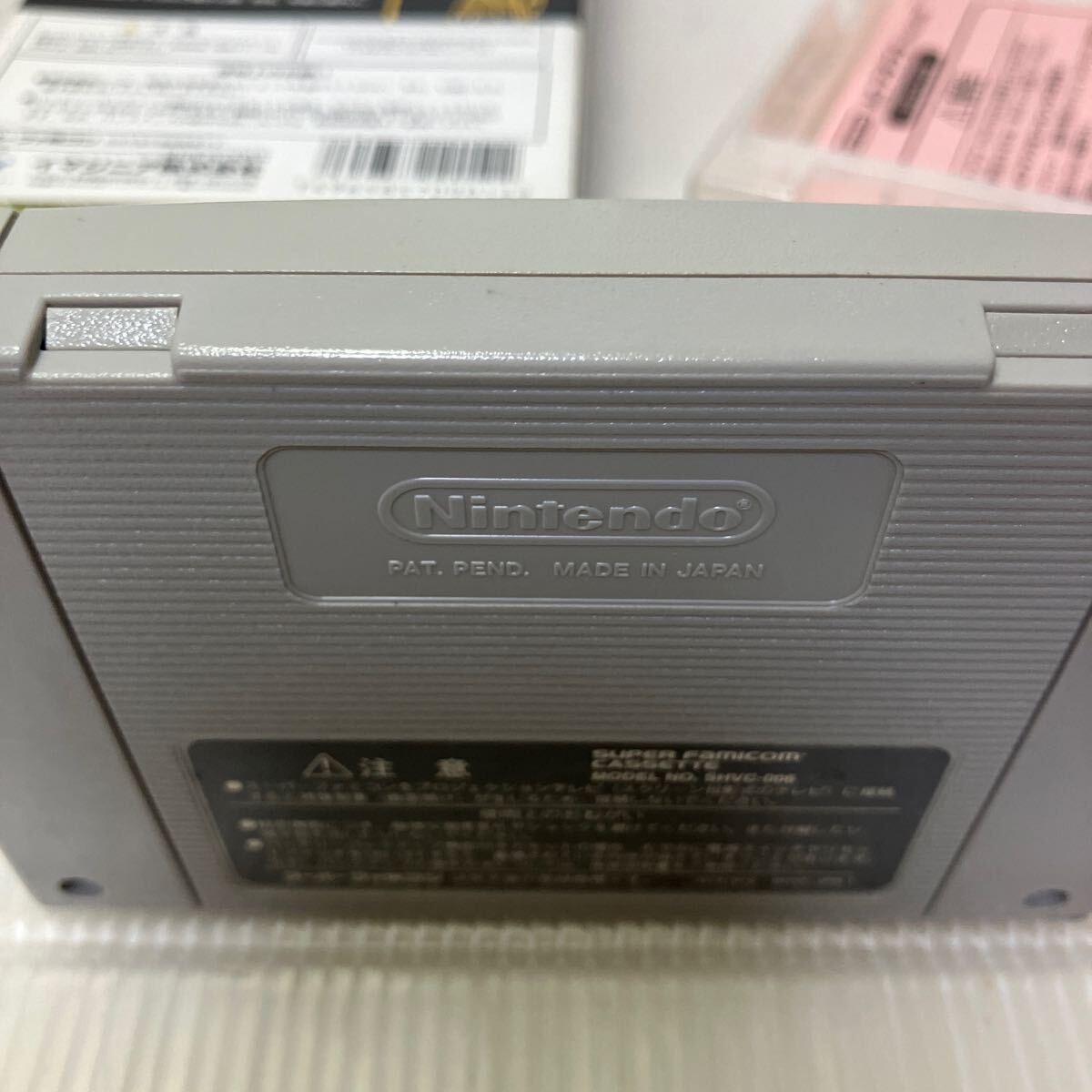 スーパーファミコン ソフト 月面のアヌビス 箱美品、説明書欠品_画像7