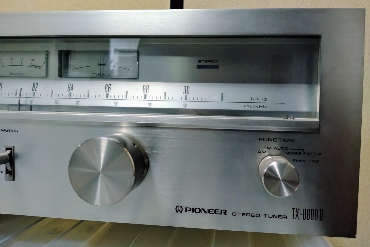 【通電OK】動作未確認 パイオニア TX-8800II ステレオチューナー PIONEERの画像3