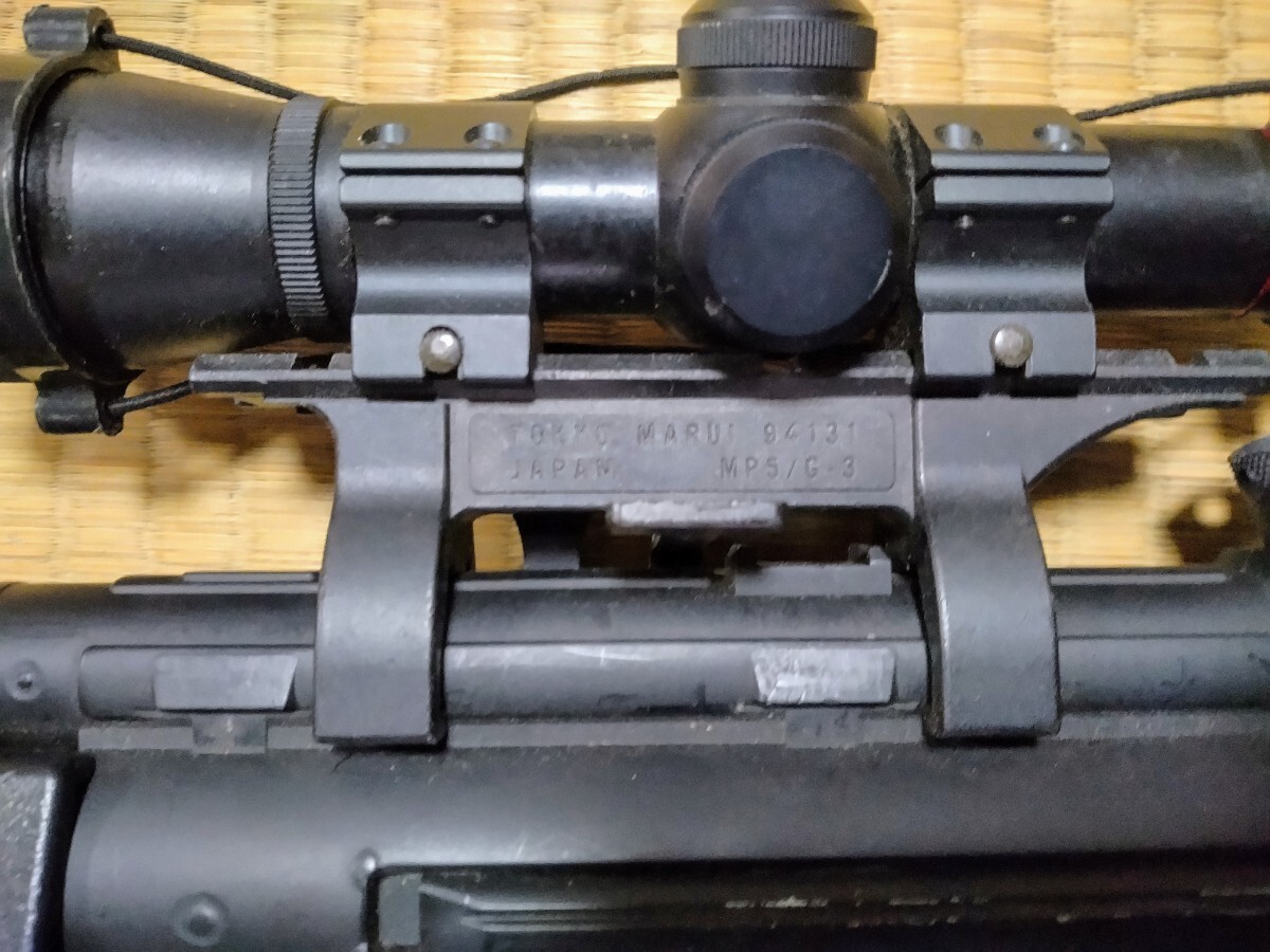 【動作未確認】東京マルイ MP5？ 電動ガン？ プロスコープ付き バッテリー、マガジンなし プラ時の画像3