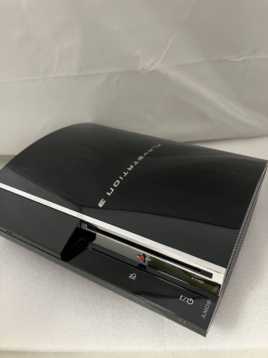 初期型PS3 CECHA00ゲーム機コントローラーなど一式、プレステ1、2、3全て動作可能品の画像1
