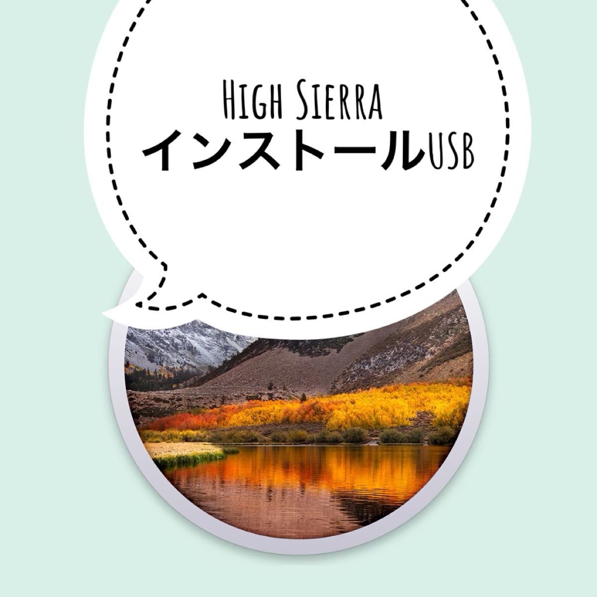 High Sierra オフラインUSB ブートインストーラー macOS インストール、 iMac、MacBook、Mac