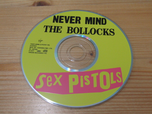 SU-19412 CD SEX PISTOLS Never Mind The Bollocks TOCP-53098の画像6