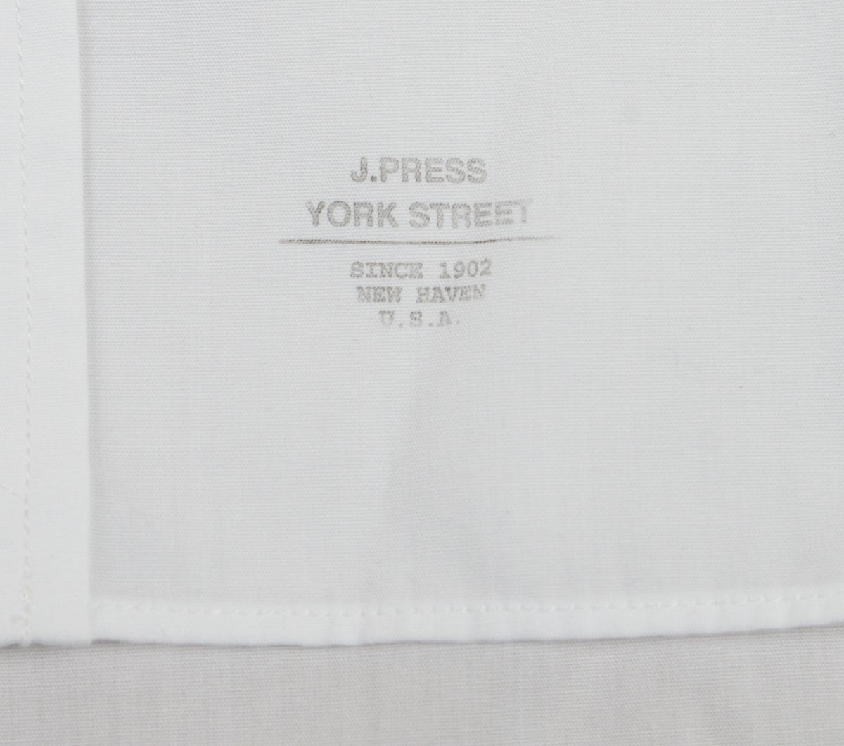 ●J.PRESS YORK STREETジェイプレス長袖ボタンダウンシャツ(M,白,NS0340)新品の画像4