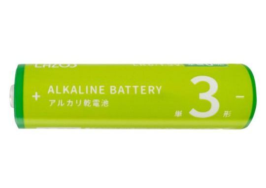 LAZOS 単3 アルカリ乾電池 60本　10本入×6パック 単三電池 ・ B-LA-T3X10_画像4