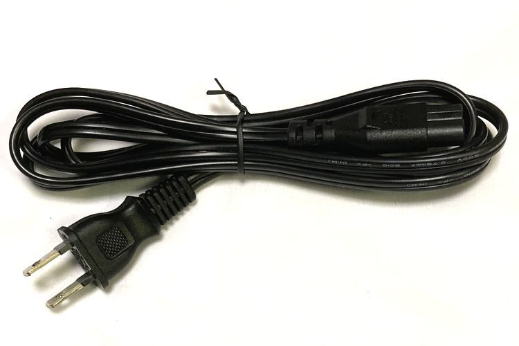 電源コード 180cm 7A 125V メガネケーブル 1.8m トラッキング対策 PSE認証・電源ケーブル LS-7C
