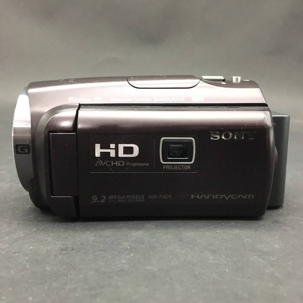 ER0122-7-4 HDR-PJ670 ソニー SONY HDビデオカメラ Handycam 箱付き　60サイズ_画像3