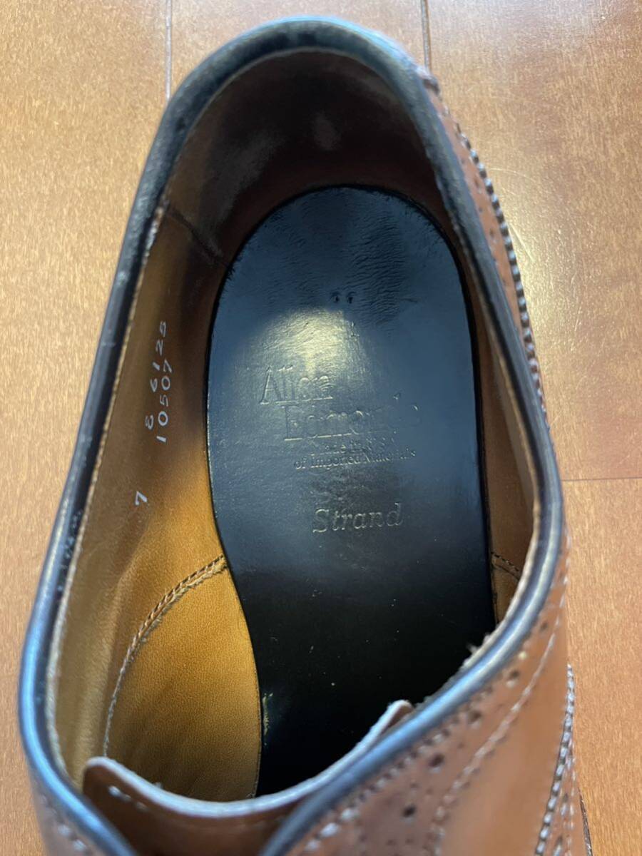 Allen Edmonds アレン・エドモンズ ストランド STRAND ストレートチップ ドレスシューズ USED 革靴 レザーシューズ US7Eの画像7